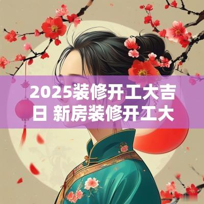 2025装修开工大吉日 新房装修开工大吉的句子