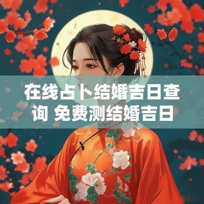在线占卜结婚吉日查询 免费测结婚吉日查询2025年