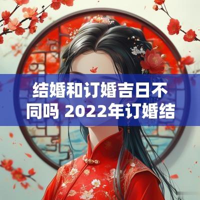 结婚和订婚吉日不同吗 2025年订婚结婚的吉日
