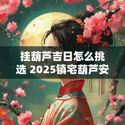 挂葫芦吉日怎么挑选 2025镇宅葫芦安放吉日