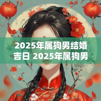 2025年属狗男结婚吉日 2025年属狗男结婚吉日查询表