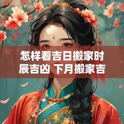 怎样看吉日搬家时辰吉凶 下月搬家吉日查询时辰