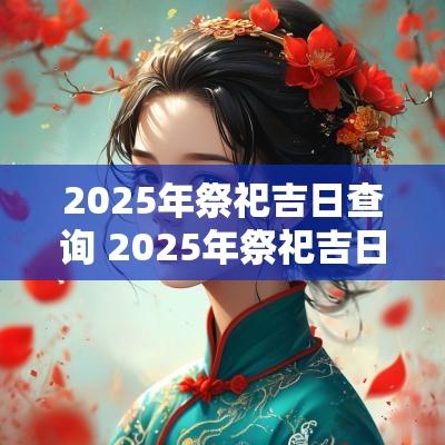 2025年祭祀吉日查询 2025年祭祀吉日查询表