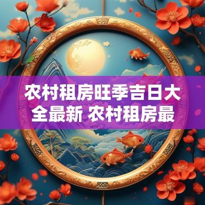 农村租房旺季吉日大全最新 农村租房最新政策
