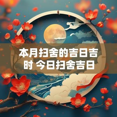 本月扫舍的吉日吉时 今日扫舍吉日