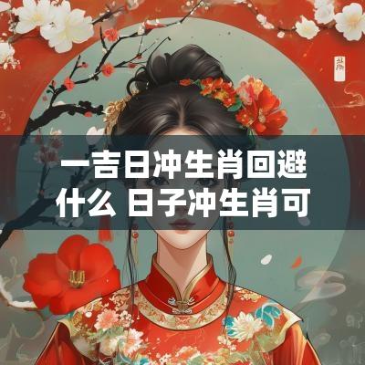 一吉日冲生肖回避什么 日子冲生肖可以办事吗