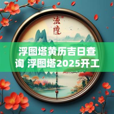 浮图塔黄历吉日查询 浮图塔2025开工吉日