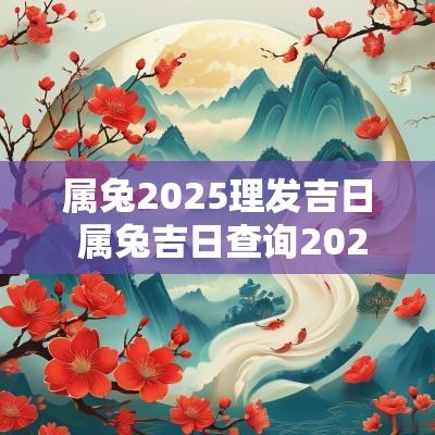 属兔2025理发吉日 属兔吉日查询2025