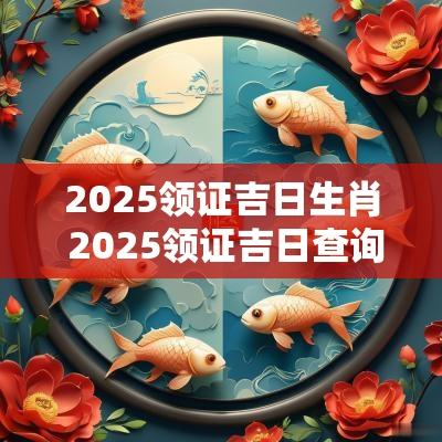 2025领证吉日生肖 2025领证吉日查询官网