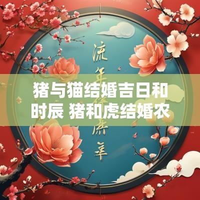 猪与猫结婚吉日和时辰 猪和虎结婚农历十二月有吉日吗