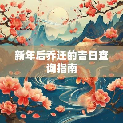 新年后乔迁的吉日查询指南