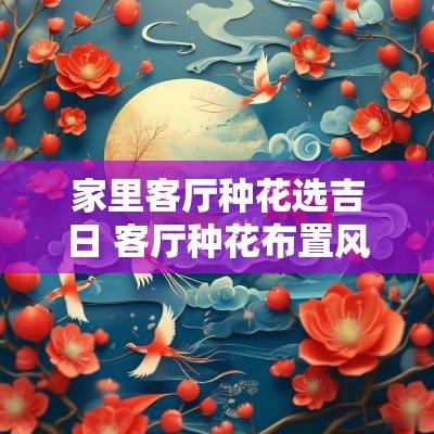家里客厅种花选吉日 客厅种花布置风水