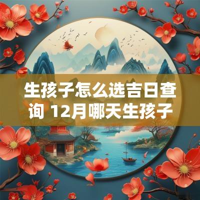 生孩子怎么选吉日查询 12月哪天生孩子吉日
