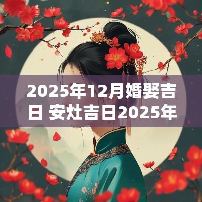 2025年12月婚娶吉日 安灶吉日2025年12月
