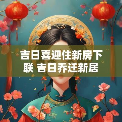 吉日喜迎住新房下联 吉日乔迁新居