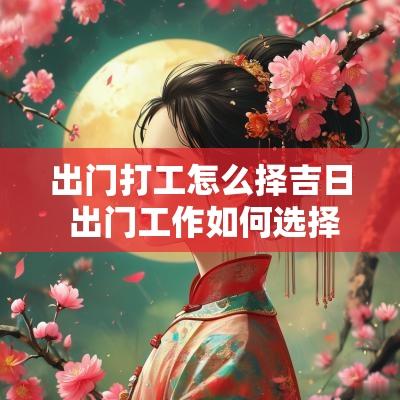 出门打工怎么择吉日 出门工作如何选择吉日