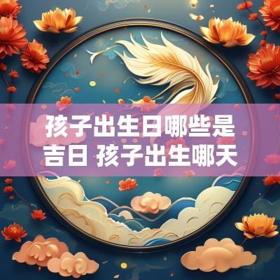 孩子出生日哪些是吉日 孩子出生哪天吉日好