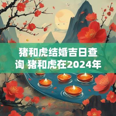 猪和虎结婚吉日查询 猪和虎在2025年结婚日子