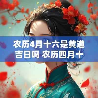 农历4月十六是黄道吉日吗 农历四月十四是黄道吉日吗