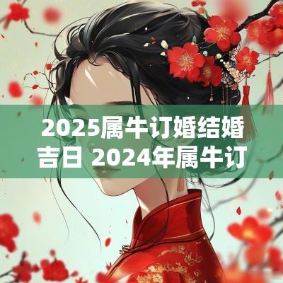 2025属牛订婚结婚吉日 2025年属牛订婚吉日一览表