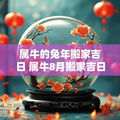 属牛的蛇年搬家吉日 属牛8月搬家吉日一览表