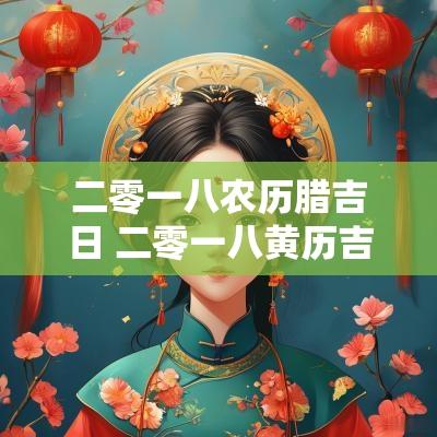 二零一八农历腊吉日 二零一八黄历吉日查询