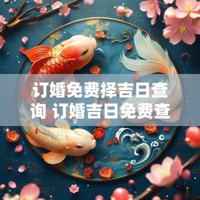 订婚免费择吉日查询 订婚吉日免费查询表格下载