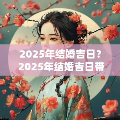 2025年结婚吉日？ 2025年结婚吉日带属相