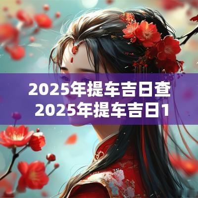 2025年提车吉日查 2025年提车吉日1月1号 2025年提车吉日查 2025年提车吉日1月1号