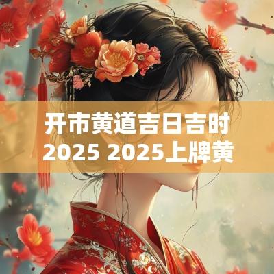 开市黄道吉日吉时2025 2025上牌黄道吉日吉时