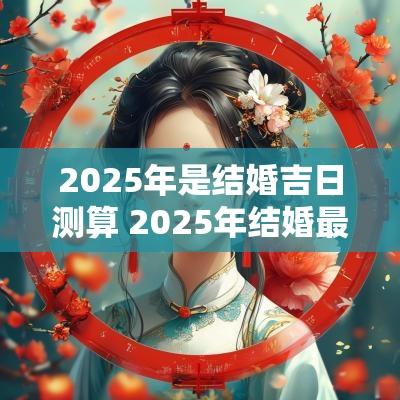2025年是结婚吉日测算 2025年结婚最佳日期老黄历