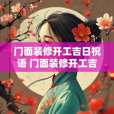 门面装修开工吉日祝语 门面装修开工吉日祝福语