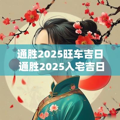 通胜2025旺车吉日 通胜2025入宅吉日