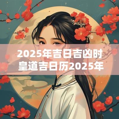 2025年吉日吉凶时 皇道吉日历2025年