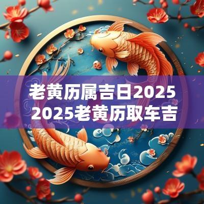 老黄历属吉日2025 2025老黄历取车吉日