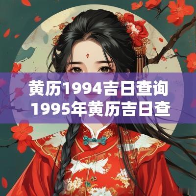 黄历1994吉日查询 1995年黄历吉日查询