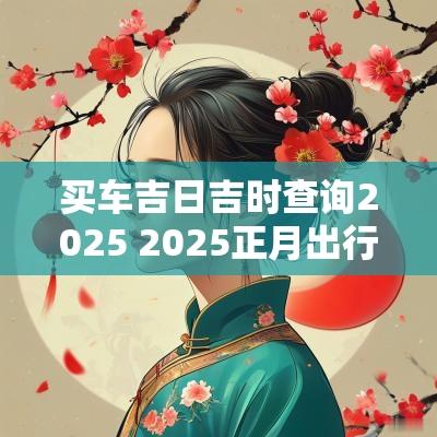 买车吉日吉时查询2025 2025正月出行吉日吉时