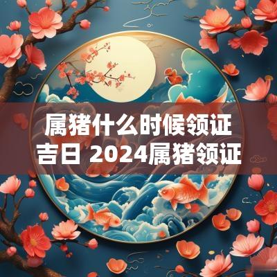 属猪什么时候领证吉日 2025属猪领证最佳时间