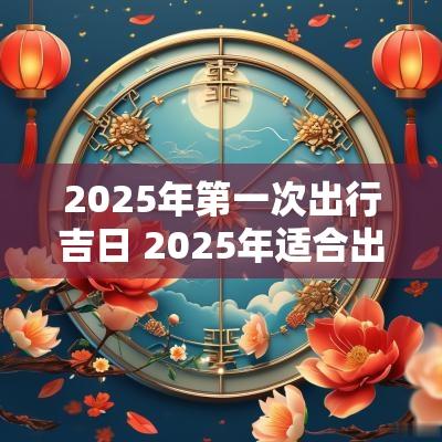 2025年第一次出行吉日 2025年适合出行吉日