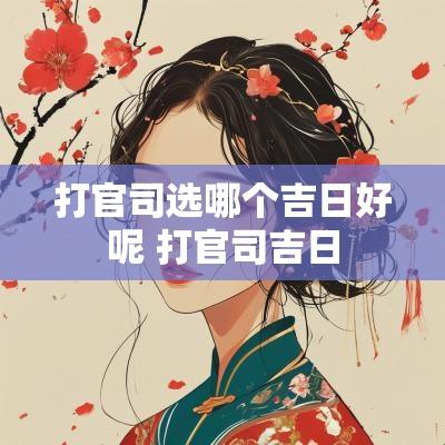 打官司选哪个吉日好呢 打官司吉日