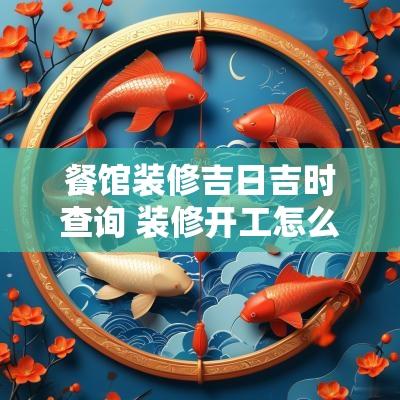 餐馆装修吉日吉时查询 装修开工怎么挑选吉日