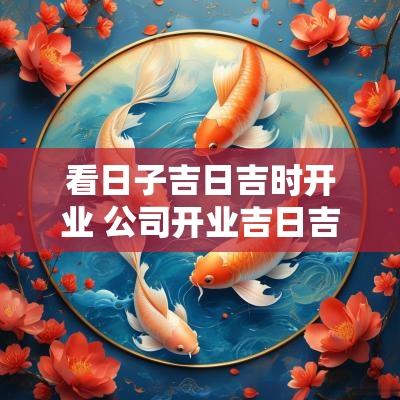 看日子吉日吉时开业 公司开业吉日吉时