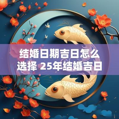 结婚日期吉日怎么选择 25年结婚吉日一览表