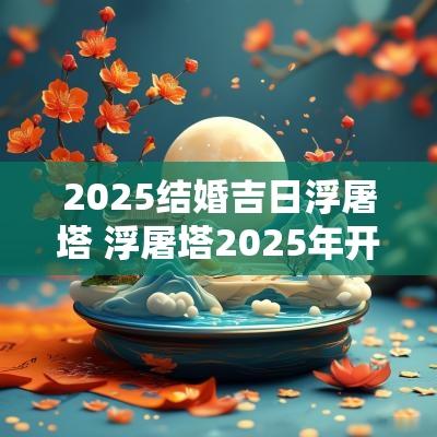 2025结婚吉日浮屠塔 浮屠塔2025年开业吉日