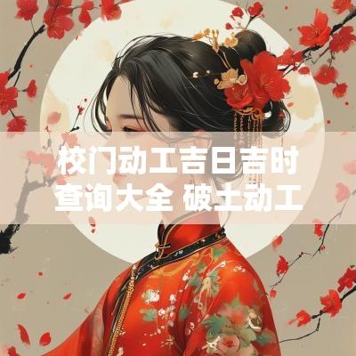 校门动工吉日吉时查询大全 破土动工吉日吉时查询表