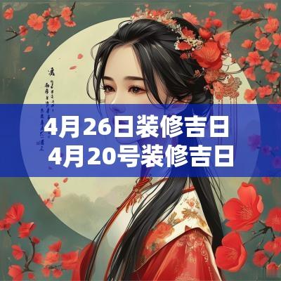4月26日装修吉日 4月20号装修吉日