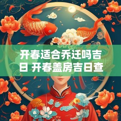 开春适合乔迁吗吉日 开春盖房吉日查询表
