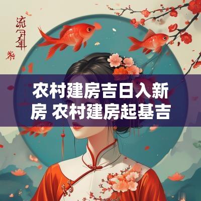 农村建房吉日入新房 农村建房起基吉日