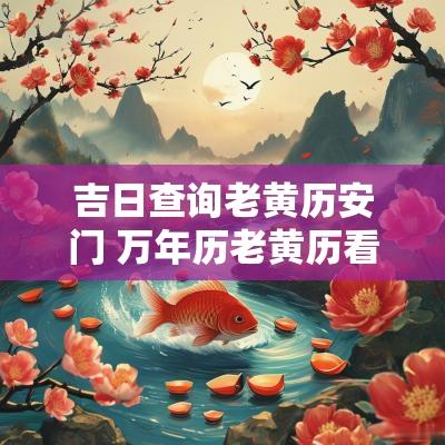 吉日查询老黄历安门 万年历老黄历看安门吉日