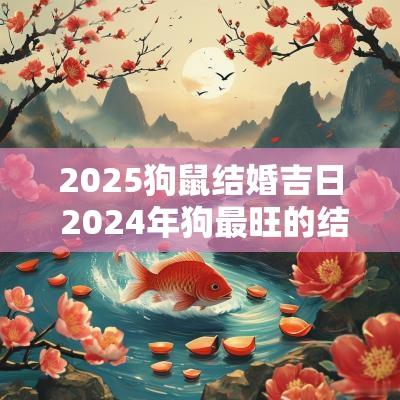 2025狗鼠结婚吉日 2025年狗最旺的结婚吉日
